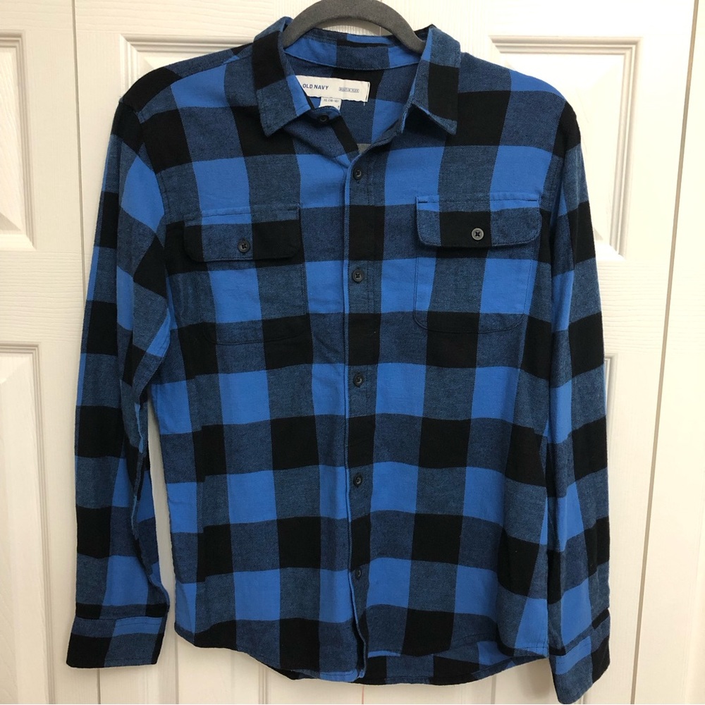 Old Navy Boy’s Flannel Button Down
